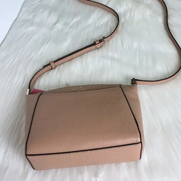 NWT Kate Spade Monica Crossbody Pebbled Leather Purse Bag - Picture 6 of 8